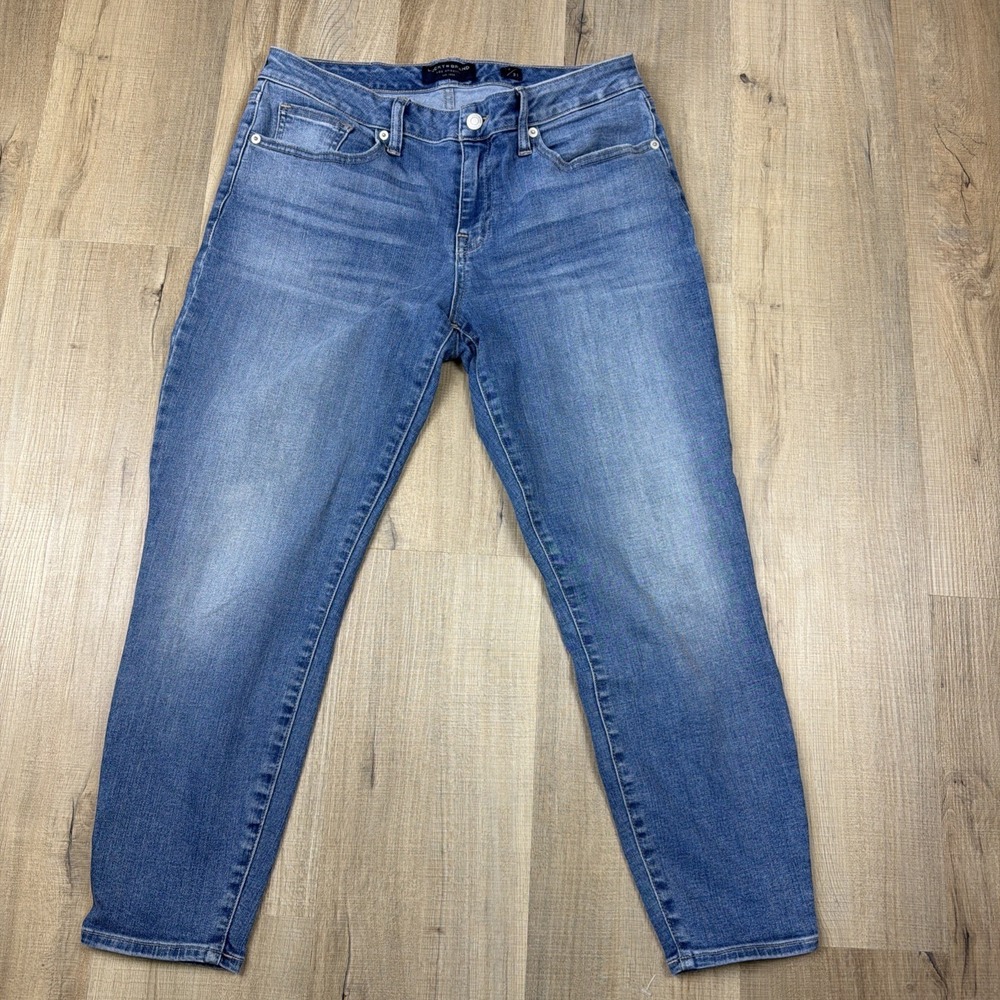 Lucky Brand Lolita Crop‎ Jeans Women's 12/31 Medium Wash Stretch Denim